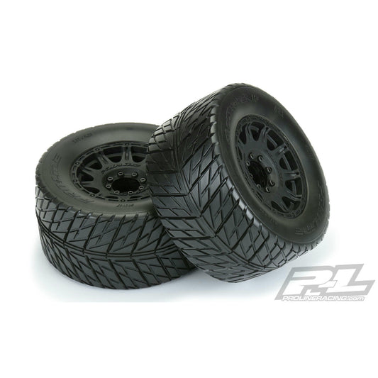 Image of Pro-Line Street Fight 3.8 Belted On-Road Monster Truck Tire w/Wheels (2pcs)