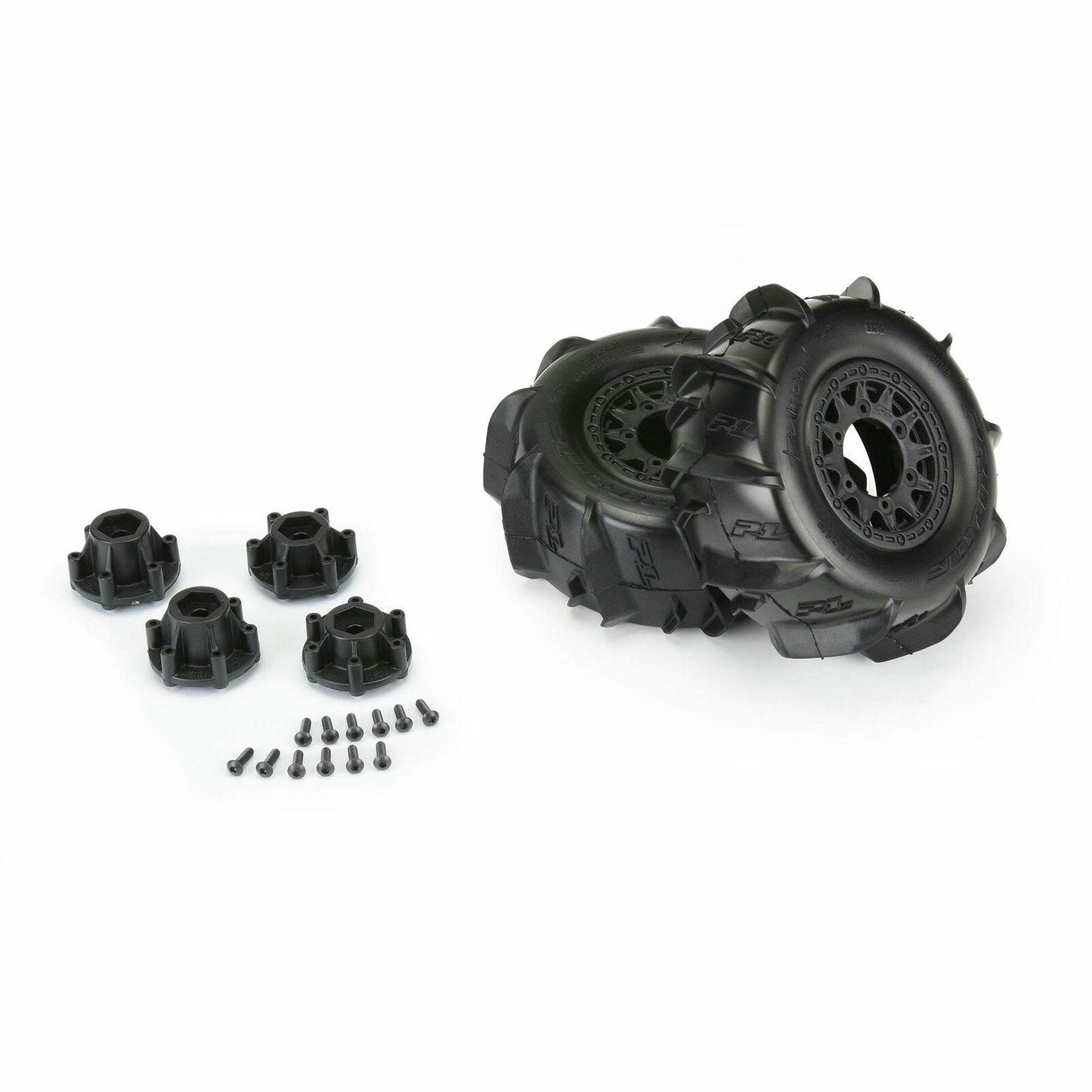 Image of Pro-Line Dumont Mounted Sand/Snow Paddle 2.2/3.0 Short Course Truck Tires 2pcs