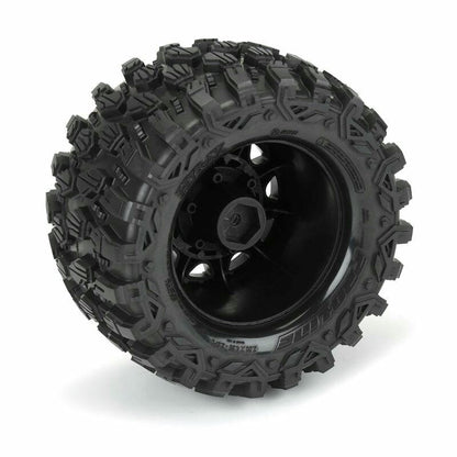 Image of Pro-Line 2.8 Hyrax Mounted All Terrain Tires Stampede 2WD/4WD 10190-10