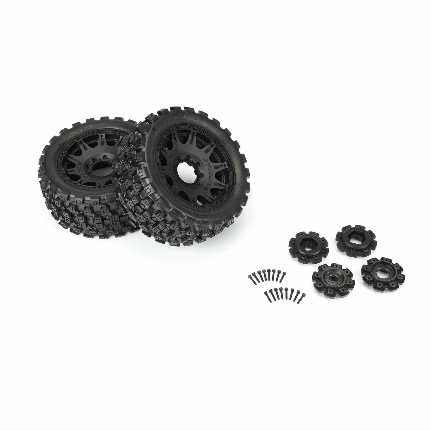 Image of 1/6th Badlands MX57 5.7 Mounted All-Terrain Tires (2pcs) fits X-Maxx/Kratons 8S