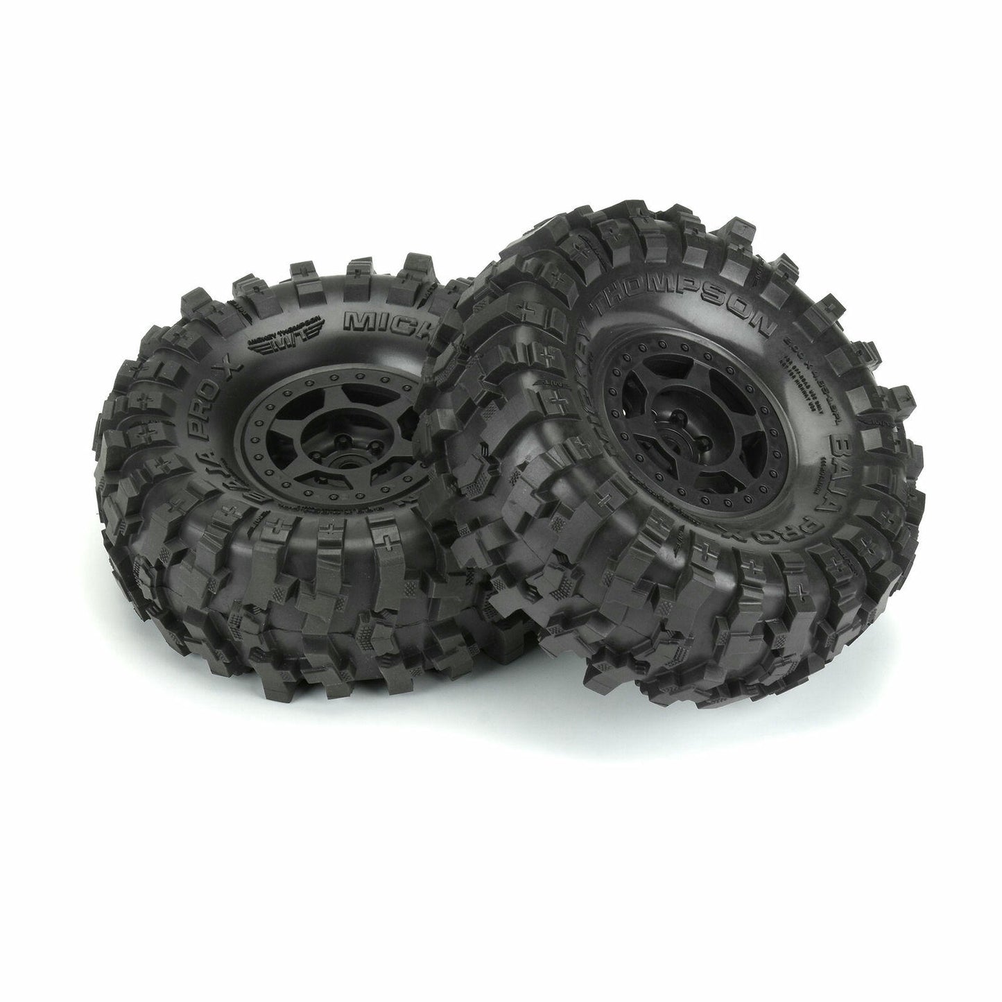 Image of Pro-Line Baja Pro X 1.9 G8 Rock Crawler Tires/Holcomb Wheels 10213-110