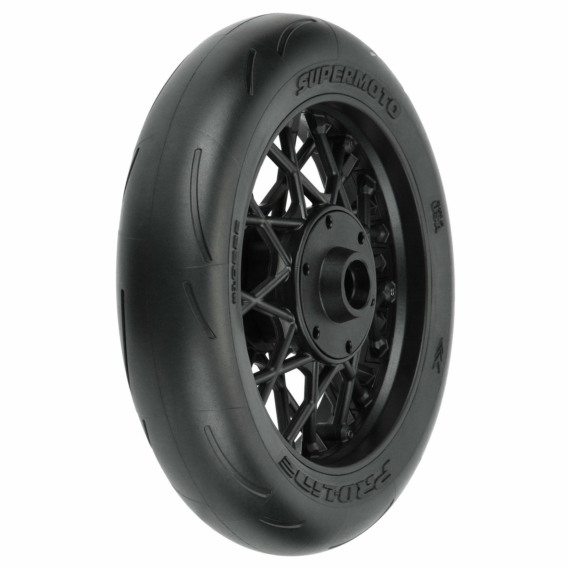 Image of Losi Promoto-MX S3 Motorcycle Supermoto Mounted On-Road Front Tire PM-MX 1022210
