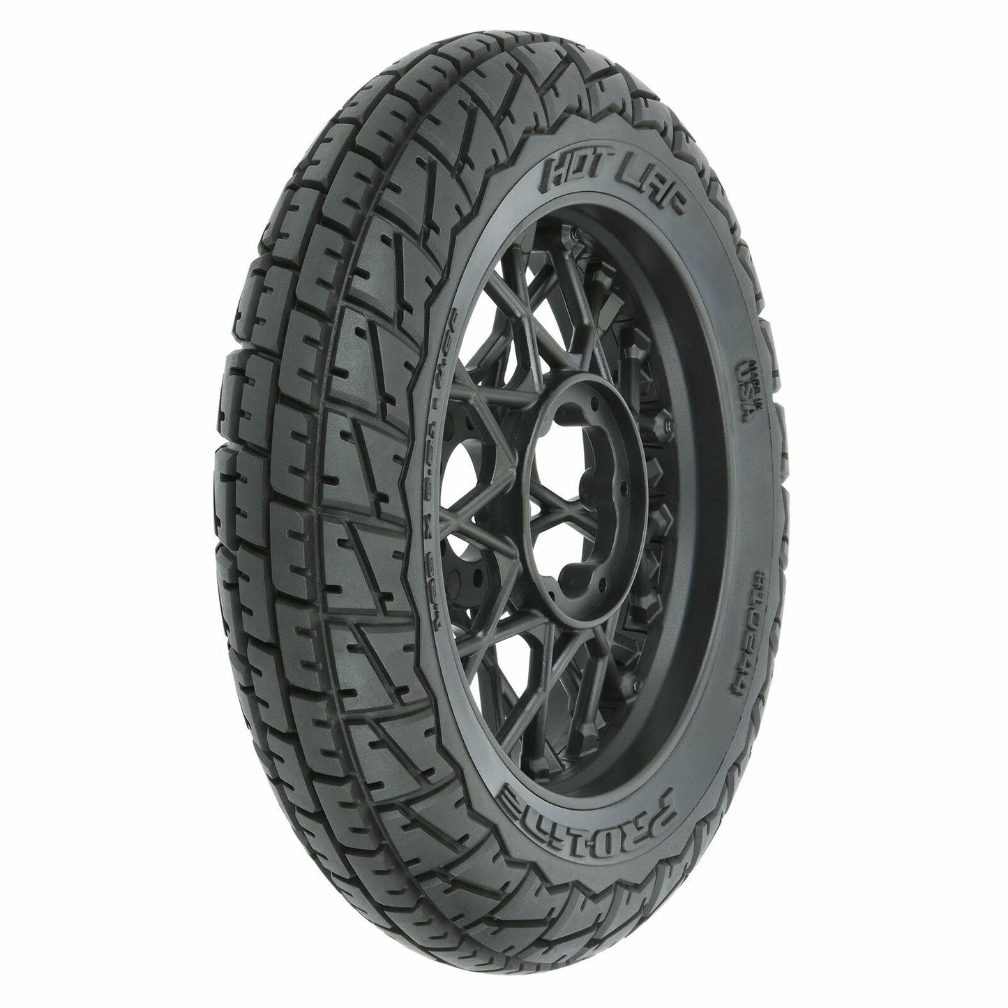 Image of Losi Promoto-MX Motorcycle S3 Hot Lap Mounted Front Tire w/Supermoto PM-MX 