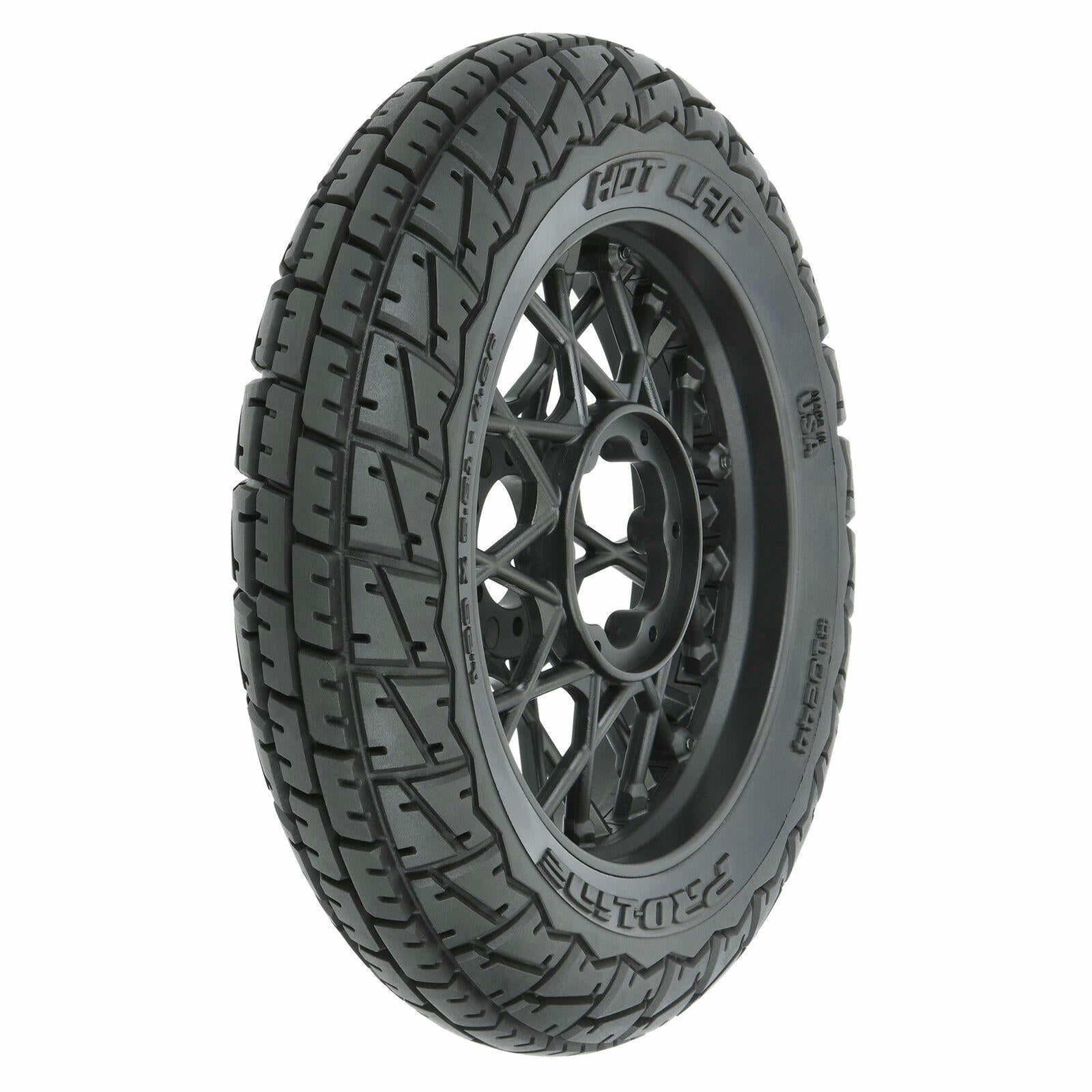 Image of Losi Promoto-MX Motorcycle S3 Hot Lap Mounted Front Tire w/Supermoto PM-MX 