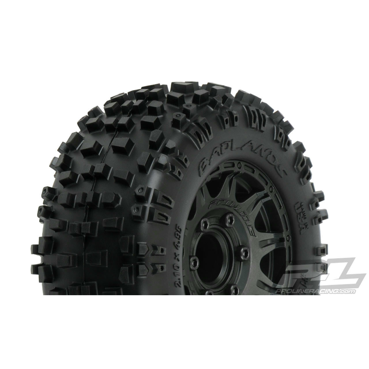 Image of Pro-Line Racing Badlands 2.8 All Terrain Monster Truck Tires Mntd 12mm Hex PRO