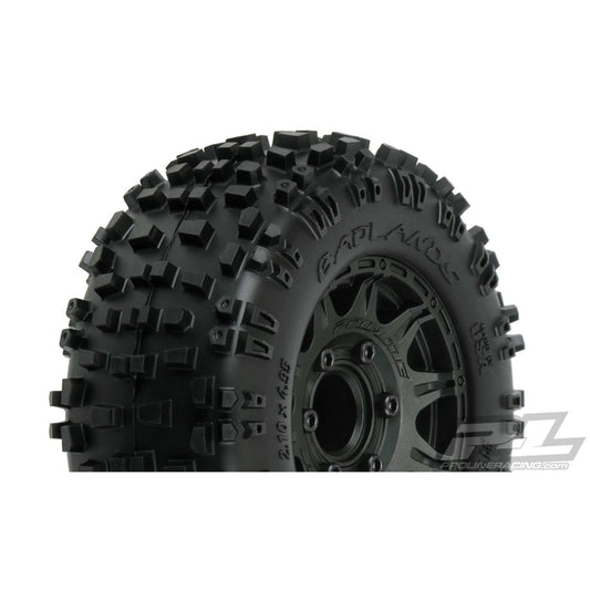 Image of Pro-Line Racing Badlands 2.8 All Terrain Monster Truck Tires Mntd 12mm Hex PRO