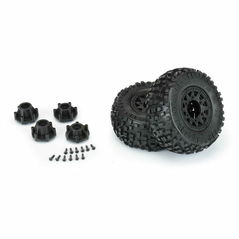 Image of Pro-Line Traxxas Slash 2WD/4x4 Badlands 2.2/3.0 Mounted Tires M2 1182-10 (2pcs)