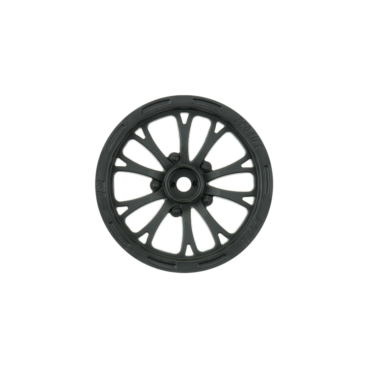 Image of Pro-Line Pomona Drag Spec Black SC Short Course Truck Front Wheels PRO2775-03