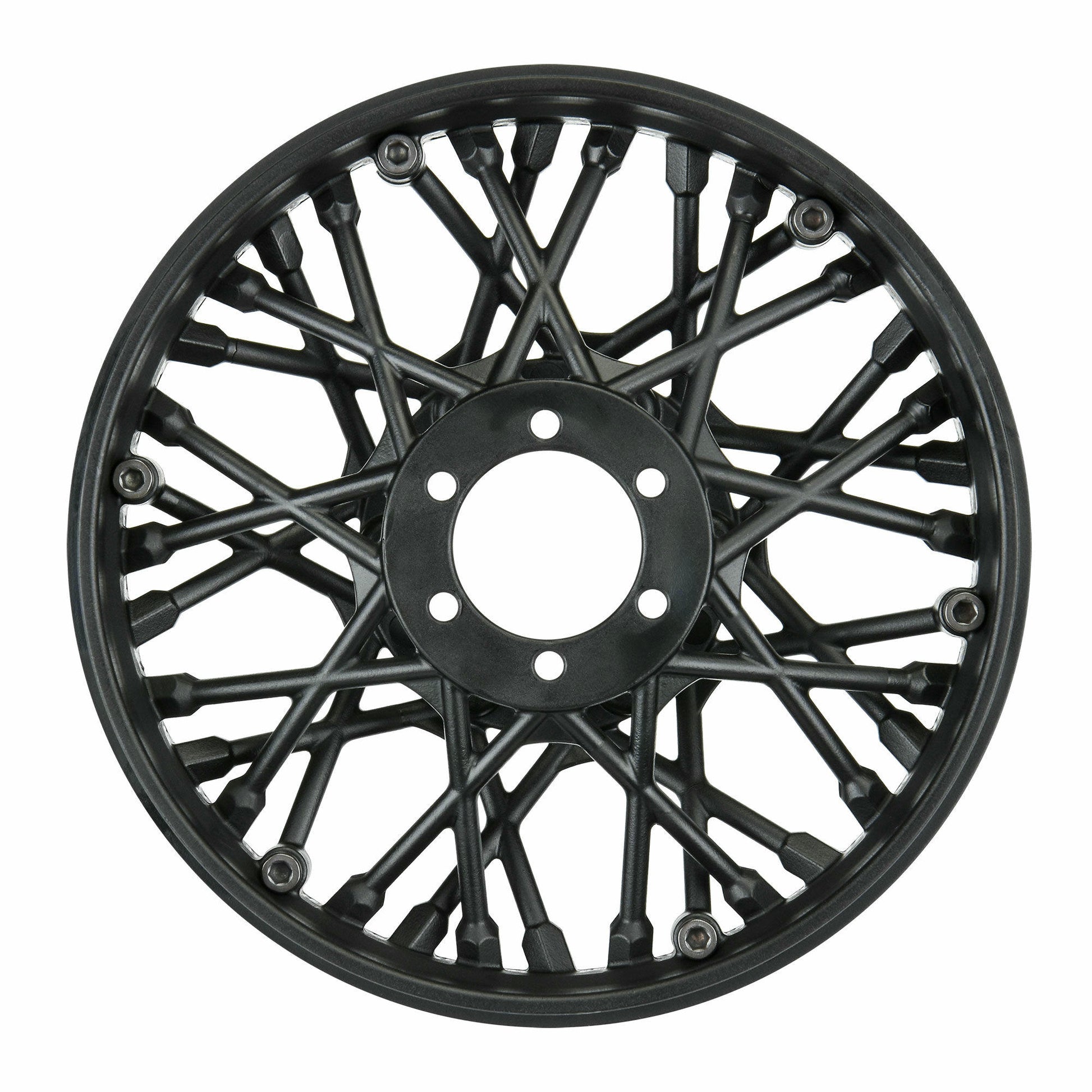 Image of Losi Promoto-MX Motorcycle Black Front Wheel PRO282003