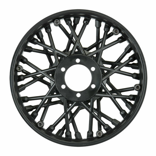 Image of Losi Promoto-MX Motorcycle Black Front Wheel PRO282003