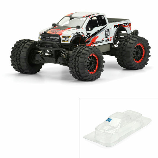 1/10 2017 Ford F-150 Raptor Clear Body Stampede