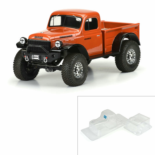 Image of Pro-Line 1946 Dodge Power Wagon Unpainted Body for 12.3 Wheelbase Rock Crawlers