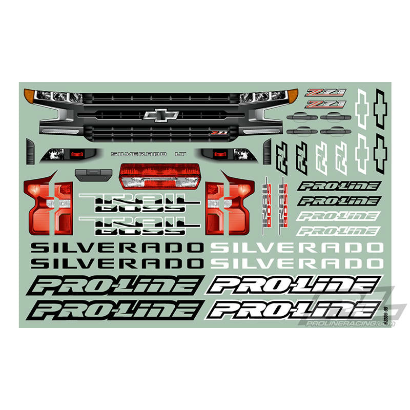 Image of Pro-Line 2019 Silverado Truck Body Stampede 4x4 / Pro-MT (Unpainted) PRO3506-00