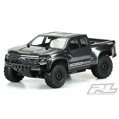 Image of 2019 Chevy Silverado Z71 Trail Boss Unpainted Body 351200 fits Traxxas Slash 2WD