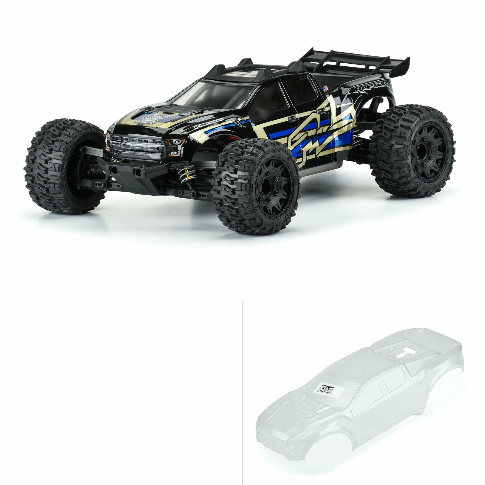Image of Pro-Line 2017 Ford Raptor Truck Body fits Stampede 4x4 (Unpainted) PRO352817