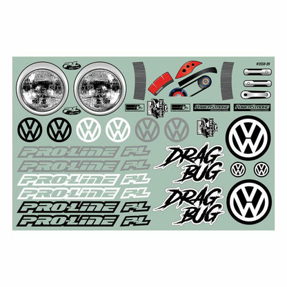 Image of Traxxas Slash/Associated DR10 Volkswagen Bug Drag Car Body 3558-00
