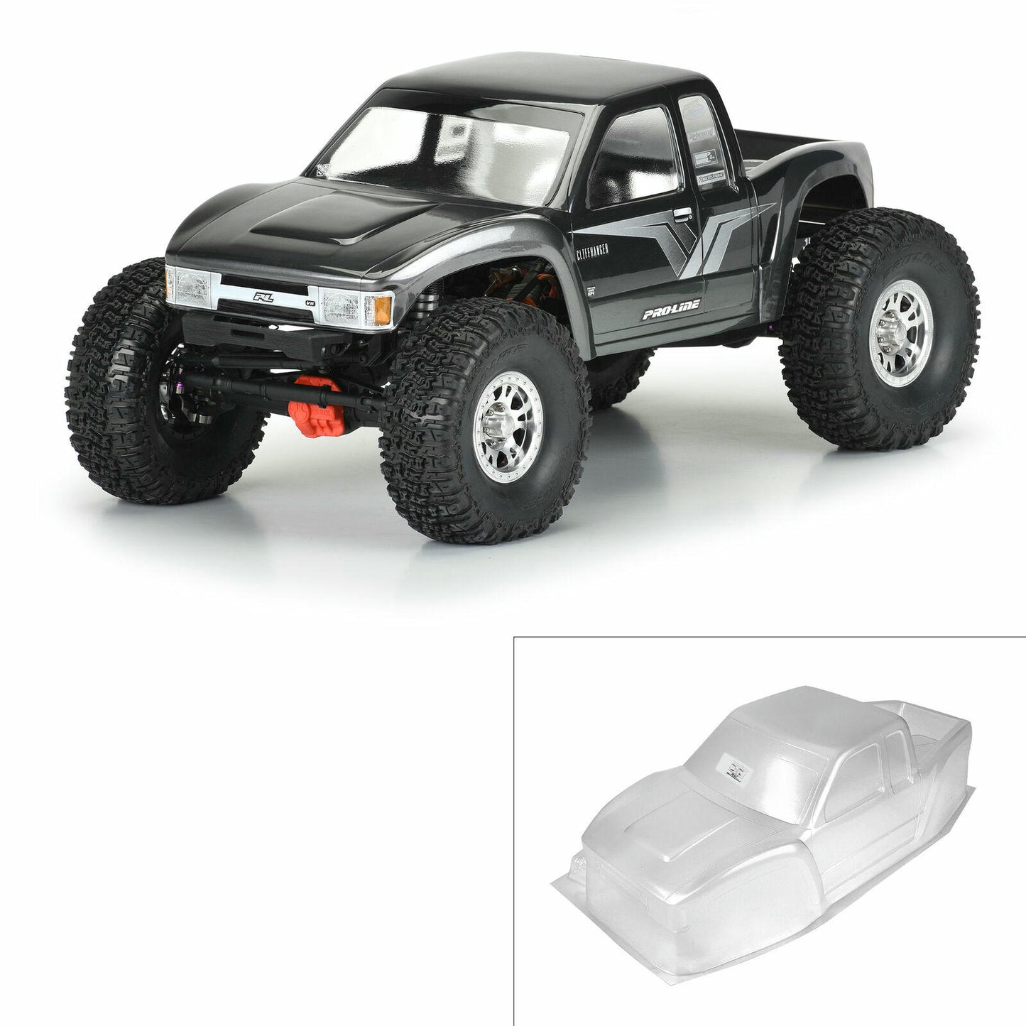 Image of Pro-Line Cliffhanger Clear Truck Body 12.3 WB Rock Crawlers PRO3566-00