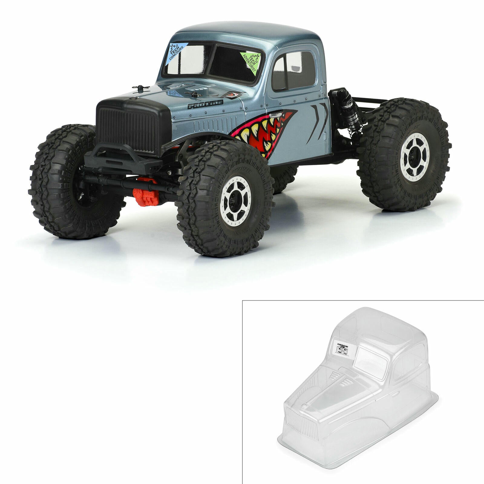Image of Pro-Line Comp Wagon (Cab Only) Body for 12.3/313mm Wheelbase Rock Crawlers