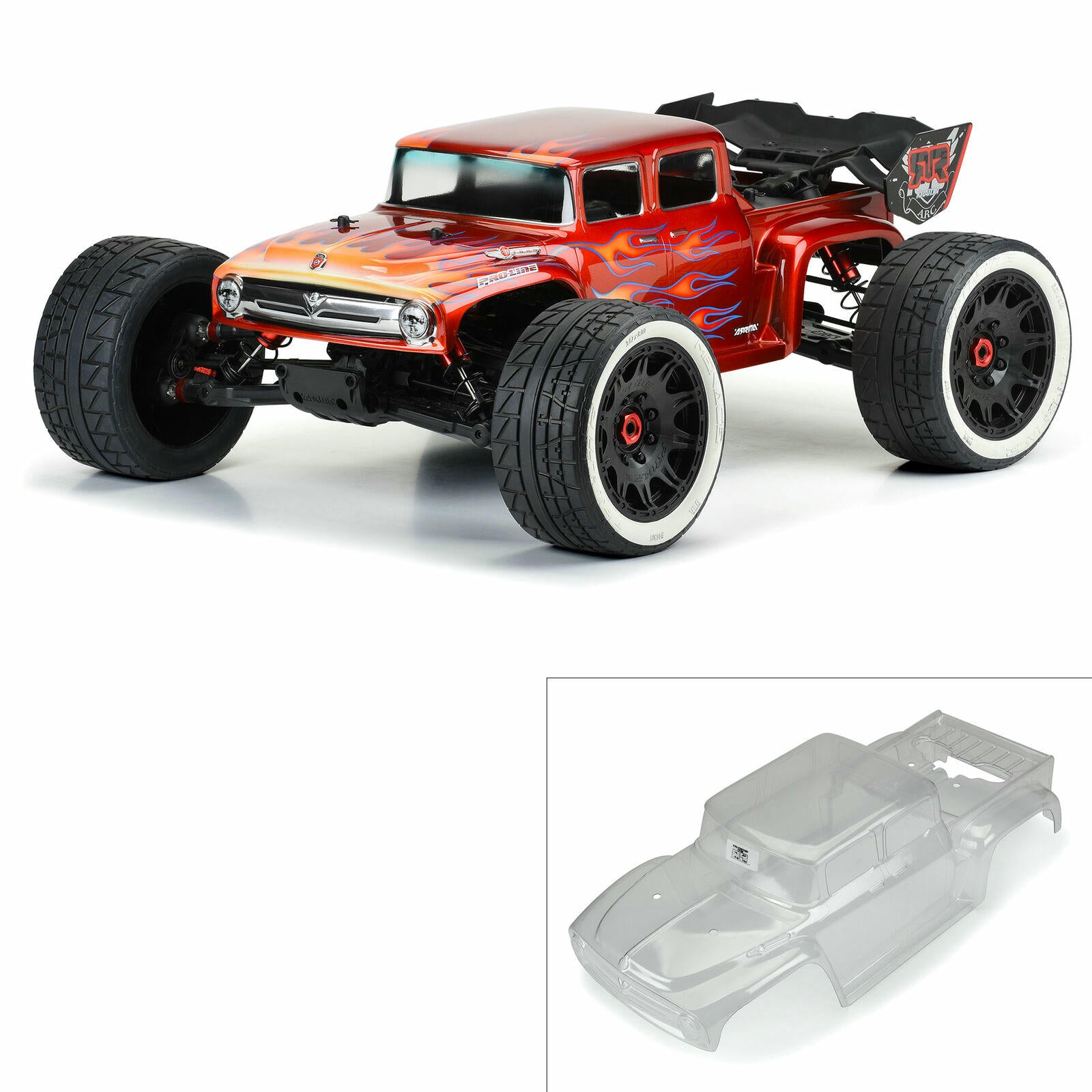 Image of Arrma Kraton 8S Unpainted 1956 Ford F-100 Truck body by Pro-Line PRO3611-17