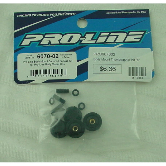 Image of Pro-Line Body Mount Secure-Loc Cap Kit for Pro-Line Body Mounts PRO6070-02