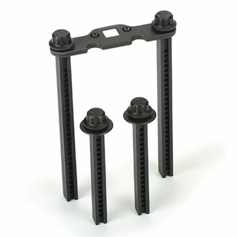 Image of Traxxas Revo 3.3/E-REVO 2.0 Front & Rear Extended Body Post Set Pro-Line 6307-00