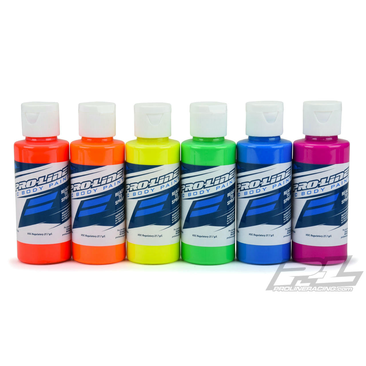 Image of Pro-Line Fluorescent RC Lexan Body Paint Set (6 colors) PRO6323-03