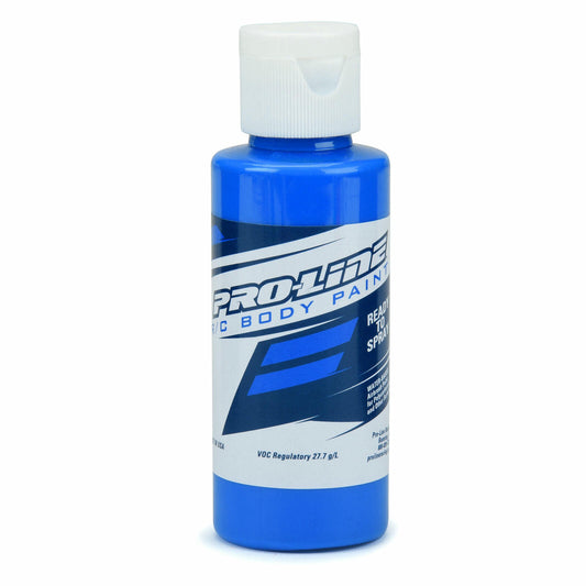 Image of Pro-Line 2oz Fluorescent Blue Polycarbonate/Lexan Airbrush Paint 2oz PRO6328-04