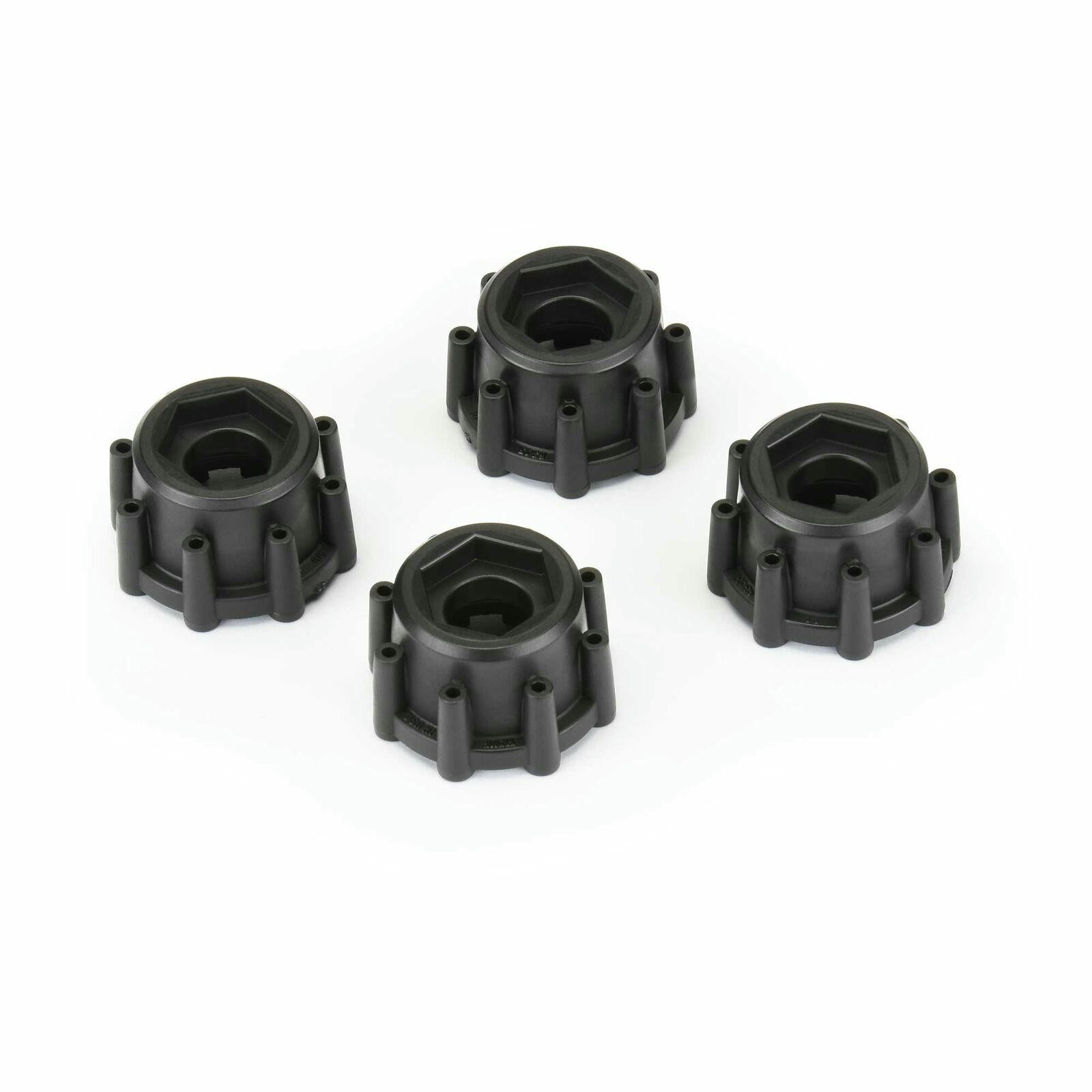 Image of Pro-Line 8x32 Wheel to 17mm Hex 1/2 Offset Wheel Adapters (4pcs) PRO634500