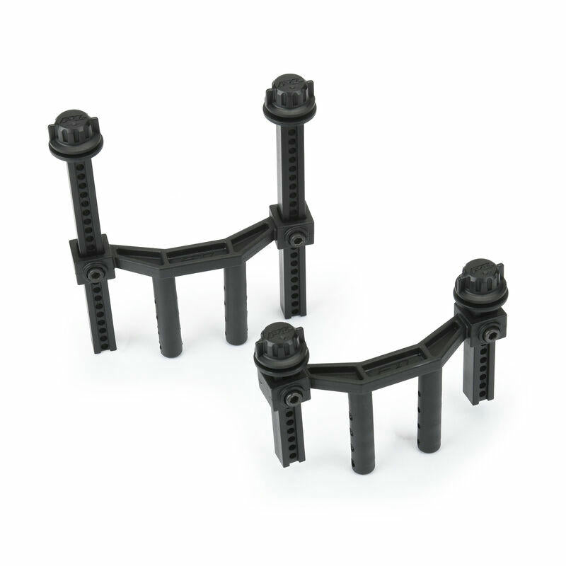 Image of Pro-Line Extended Front & Rear No-Clip Body Mounts Arrma Granite 4x4/Vorteks 4x4