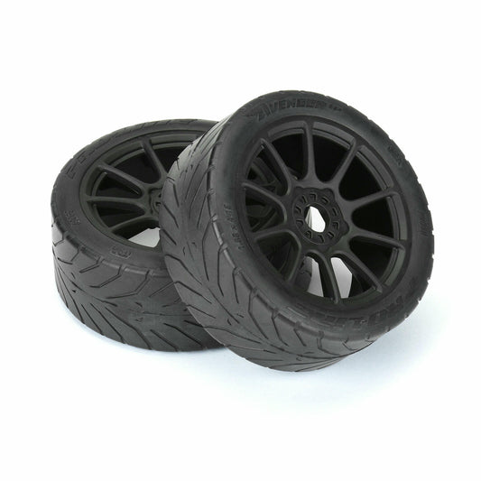 Image of Pro-Line Avenger HP S3 Soft BELTED MTD 1/8th Buggy Street Tires/Wheels (2pcs)