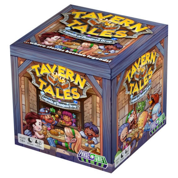 Image of Tavern Tales: Legends of Dungeon Drop Board Game by Phase Shift Games PSG201