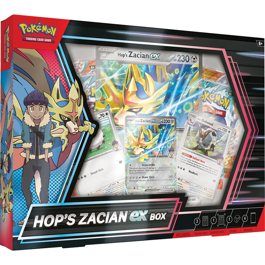 Image of Pokemon TCG: Hop`s Zacian ex Box