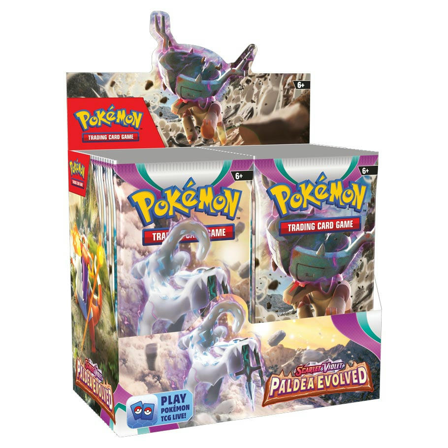 Image of Pokemon Scarlet & Violet Paldea Evolved Booster Display Box (36 packs)