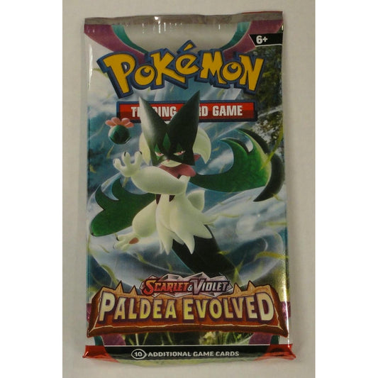 Image of Pokemon Scarlet & Violet Paldea Evolved 10-Card Booster Pack