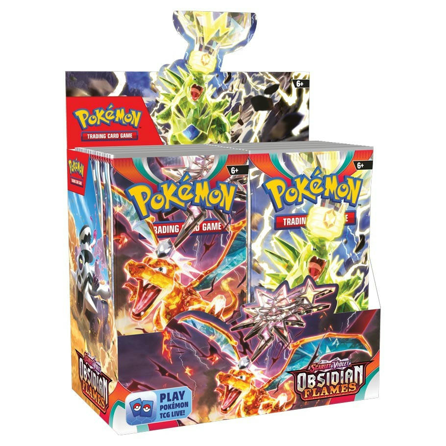 Image of Pokemon Scarlet & Violet Obsidian Flames Booster Display Box English 186-86374