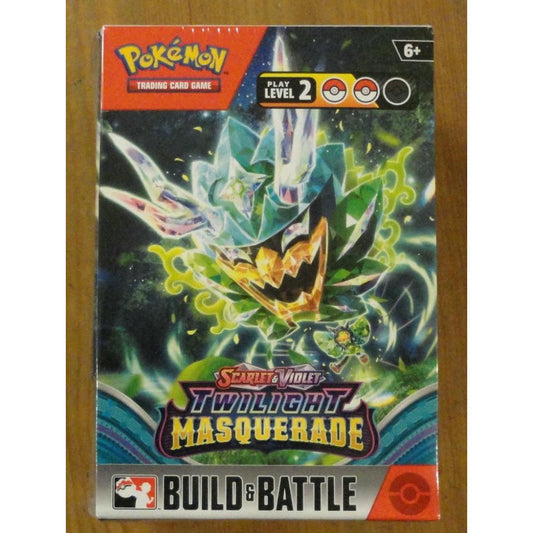 Image of Pokemon Scarlet & Violet Twilight Masquerade Build & Battle Box (4 packs + deck)