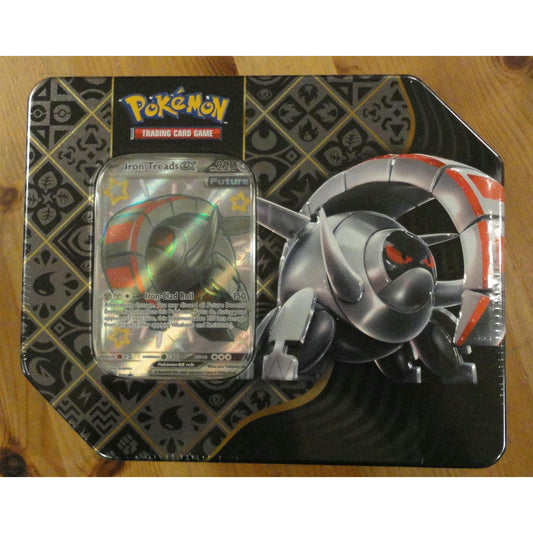 Image of Pokemon TCG Scarlet & Violet Paldean Fates Iron Treads EX Gift Tin