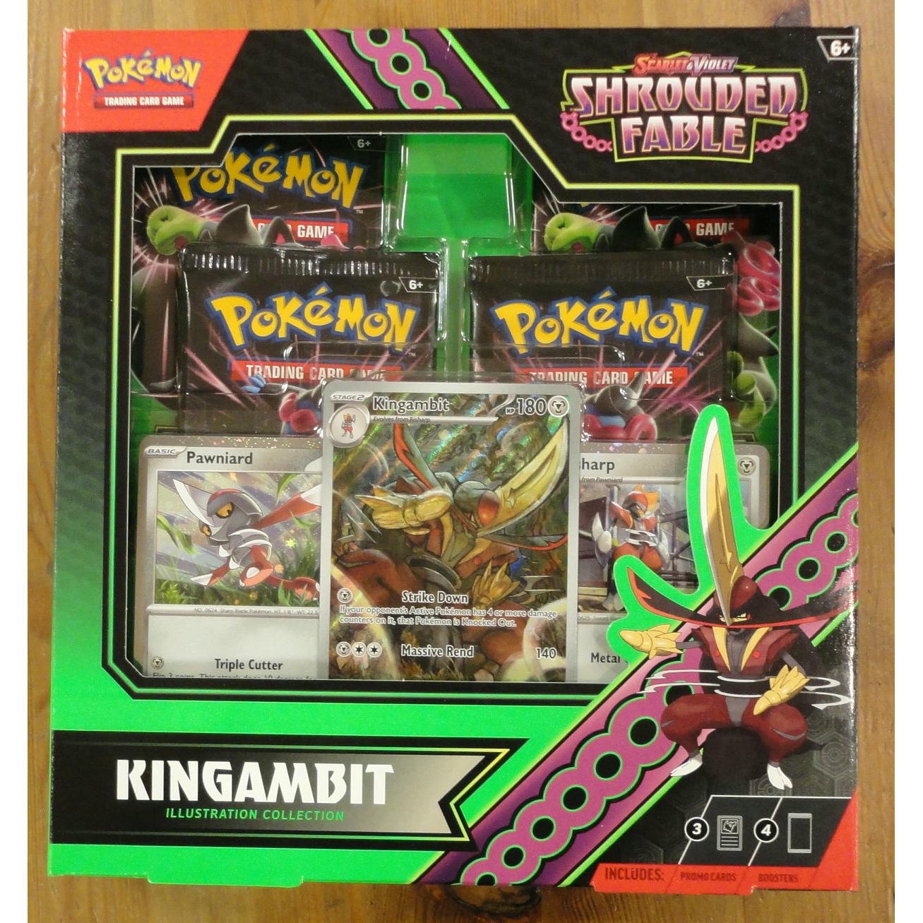 Image of Pokemon Scarlet & Violet Shrouded Fable Kingambit Illustration Collection