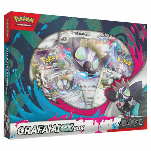 Image of Pokemon TCG Grafaiai EX Box Set 4 packs + 2 promos + oversize) PUI290-85444