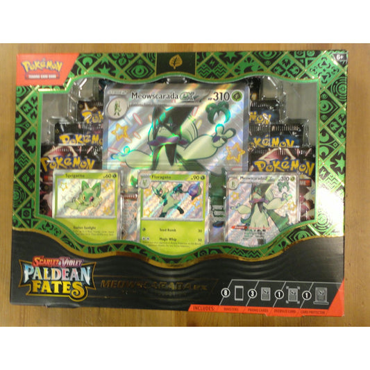 Image of Pokemon Scarlet & Violet Paldean Fates Meowscarada EX Premium Collection
