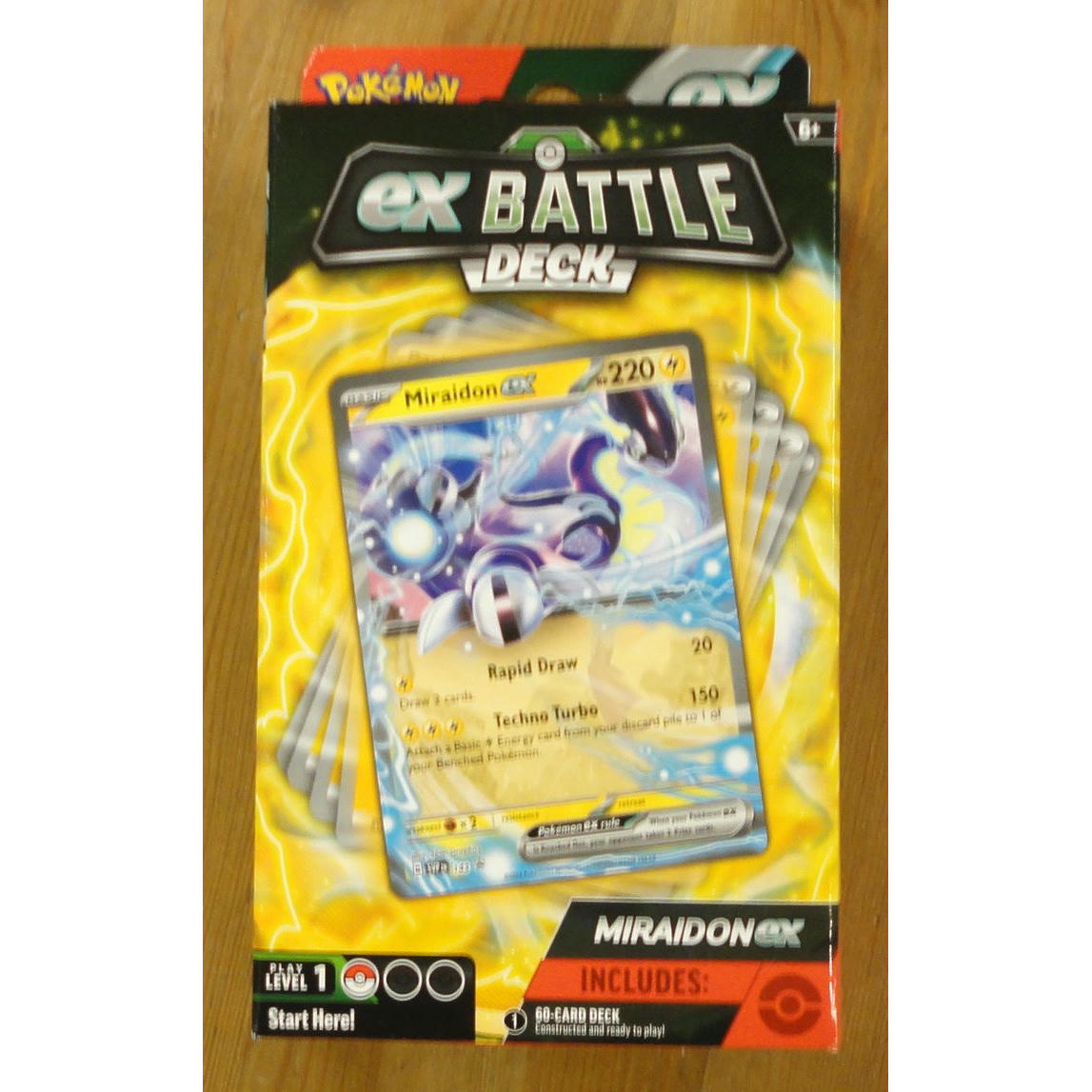 Image of Pokemon TCG Miraidon EX Battle Deck PUI290-85754-MIR