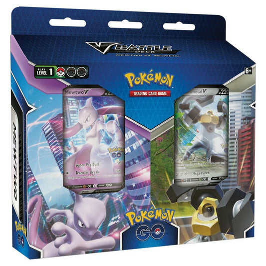 Image of Pokemon Go Mewtwo V vs Melmetal V Battle Double Deck PUI29085049