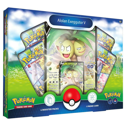 Image of Pokemon Go Alolan Exeggutor V Collection PUI29085054