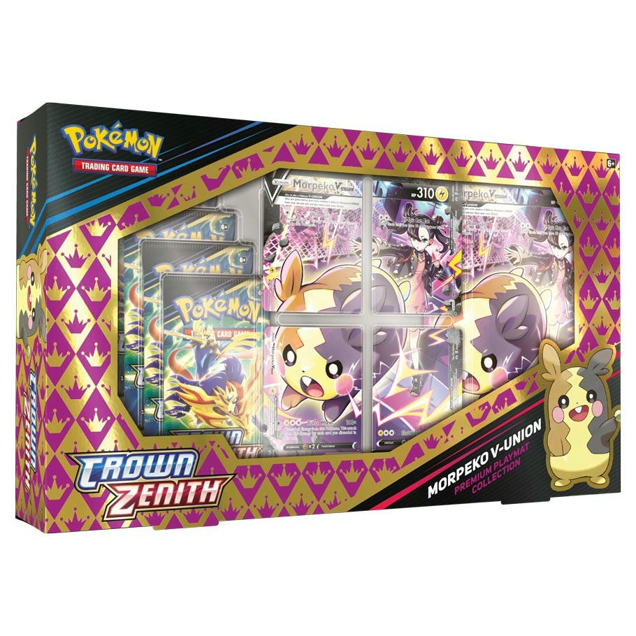 Image of Pokemon Crown Zenith Morpeko V-Union Premium Playmat Collection PUI29085181