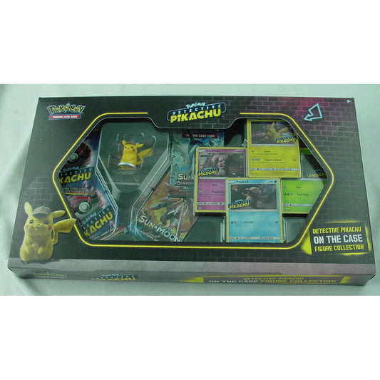 Pokémon TCG: Detective Pikachu ON The CASE Box + 4 Foil Promo Cards +
