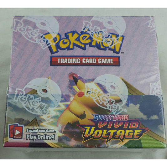 Image of Pokemon Sword & Shield Vivid Voltage Sealed Booster Box 36 Packs PUI81681-D Eng