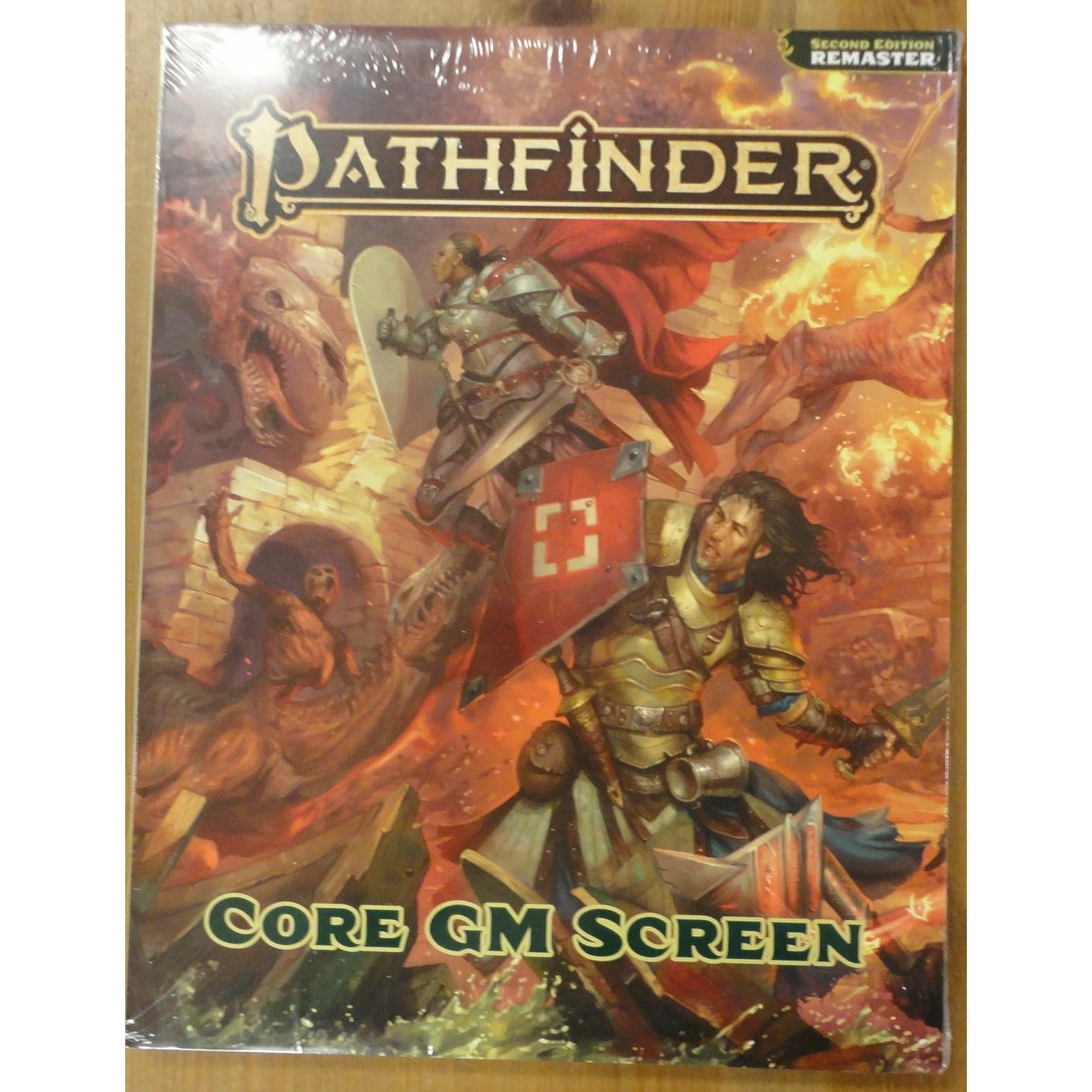 Image of Pathfinder 2nd Edition Roleplaying Game RPG Core GM Screen Remastered 10001-MC