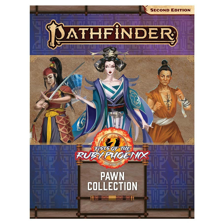 Image of Pathfinder P2 RPG: Fists of the Ruby Phoenix Adventure Pawn Collection PZO1045