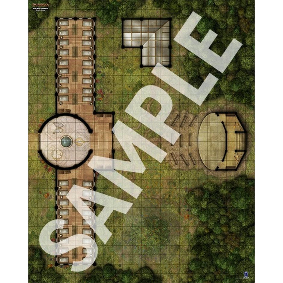 Image of Paizo Pathfinder P2 Flip-Mat: Temples Multi-Pack RPG Map PZO11011-FM
