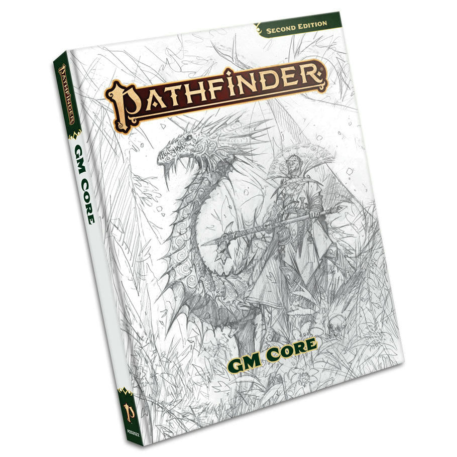 Image of Pathfinder Roleplaying Game P2 RPG GM's Core Rulebook Sketch Edition Cover